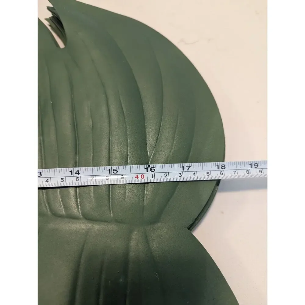 World Market Monstera Leaf Placemats Green Tropical Table Mats set 12 17